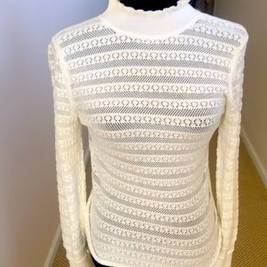 Club Monaco long sleeve knit top